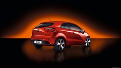 Cars Kia vehicles rear angle view Kia Rio