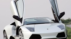Cars Lamborghini 2006 lamborghini murcielago italian cars white 