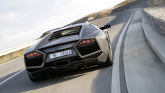 Cars Lamborghini back view