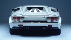 Cars Lamborghini blue background back view vehicles Supercars 