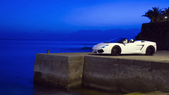 Cars Lamborghini blue lp560-4