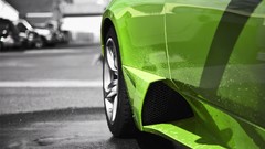 Cars Lamborghini green cars