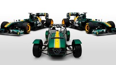 Cars lotus white background Caterham front view vehicles racing 