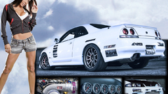 Cars low-angle shot Nissan