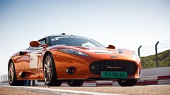 Cars low-angle shot Spyker c8 Spyker C8 Aileron