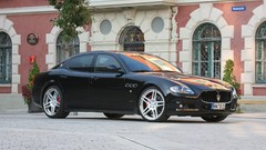 Cars Maserati Quattroporte vehicles black cars