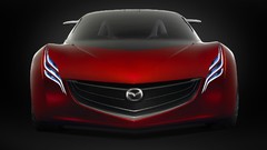Cars Mazda vehicles concept art concept cars red cars Mazda 
