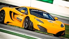 Cars mclaren mp4-12c yellow