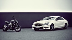 Cars Mercedes-Benz Ducati vehicles amg motorbikes Ducati Diavel 