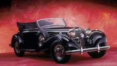 Cars Mercedes-Benz vehicles cabriolet classic cars 1936 front 