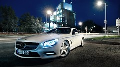 Cars Mercedes-Benz white cars Mercedes Benz sl