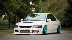 Cars Mitsubishi Evo Slammed Mitsubishi Lancer Evolution IV