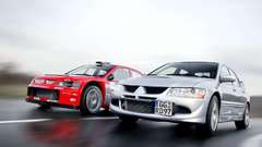 Cars Mitsubishi vehicles red