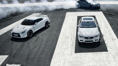 Cars Nissan GT bmw m5 top gear benz Mercedes C 63 AMG C63 AMG 