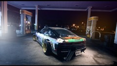 Cars Nissan jdm 180SX art car Japanese cars tuned car