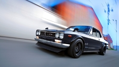 Cars Nissan motion blur