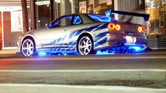 Cars Nissan skyline fast