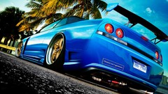 Cars Nissan Skyline R33
