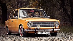 Cars old cars orange cars Russians russian cars Lada 2101