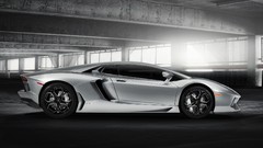 Cars parking lamborghini aventador lp700-4