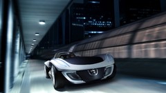 Cars Peugeot Flux concept art