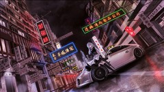 Cars Porsche anime girls touhou izayoi sakuya Terabyte