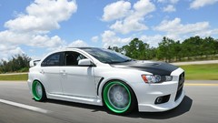 Cars Rally Car sport cars white cars Mitsubishi Lancer 