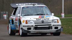 Cars rally Peugeot asphalt