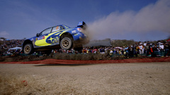 Cars rally Subaru vehicles