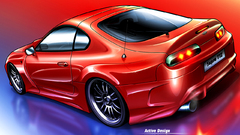 Cars rear angle view