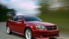 Cars red cars Dodge Avenger