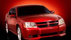 Cars red cars Dodge Avenger