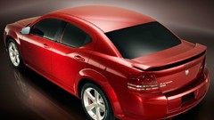 Cars red cars Dodge Avenger
