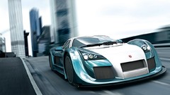 Cars ride roads Gumpert