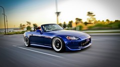 Cars roadster honda s2000 blue cars