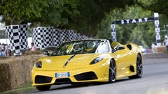 Cars Scuderia Ferrari yellow cars