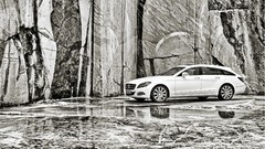 Cars shooting Mercedes-Benz CLS