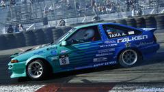 Cars Sideways Drifting panda trueno Toyota AE86 drifting cars