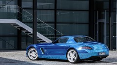 Cars SLS AMG electric drive AMG showroom