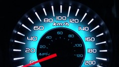 Cars speedometer gauges