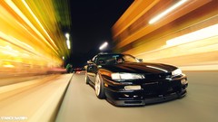 Cars stance Nissan 240Sx black cars JDM Japanese domestic 