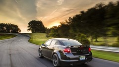 Cars street skies Dodge Avenger