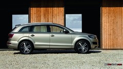 Cars SUV side view vehicles audi q7 German cars