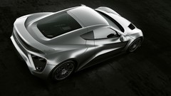 Cars top view Zenvo vehicles zenvo st1 rear angle view
