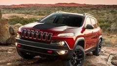 Cars Trailhawk jeep cherokee front angle view