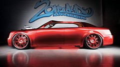 Cars tuning wheels red