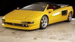 Cars vehicles front angle view yellow cars Cizeta-Moroder V16T 