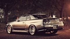 Cars vehicles JDM Japanese domestic market Nissan Skyline R34 
