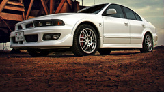 Cars vehicles Mitsubishi Galant