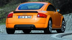 Cars vehicles Quattro audi tt orange cars rear angle view